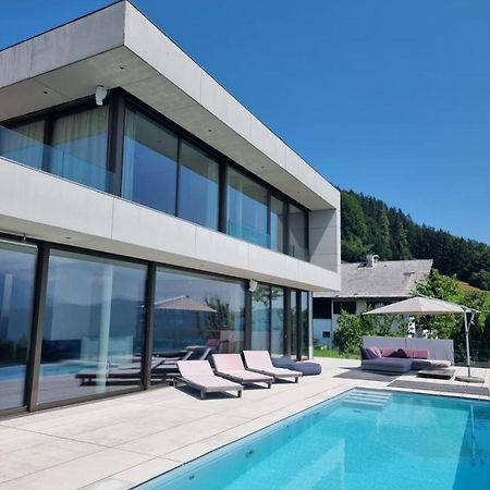 Attersee Luxury Design Villa With Dream Views, Large Pool And Sauna Nussdorf am Attersee Exterior photo