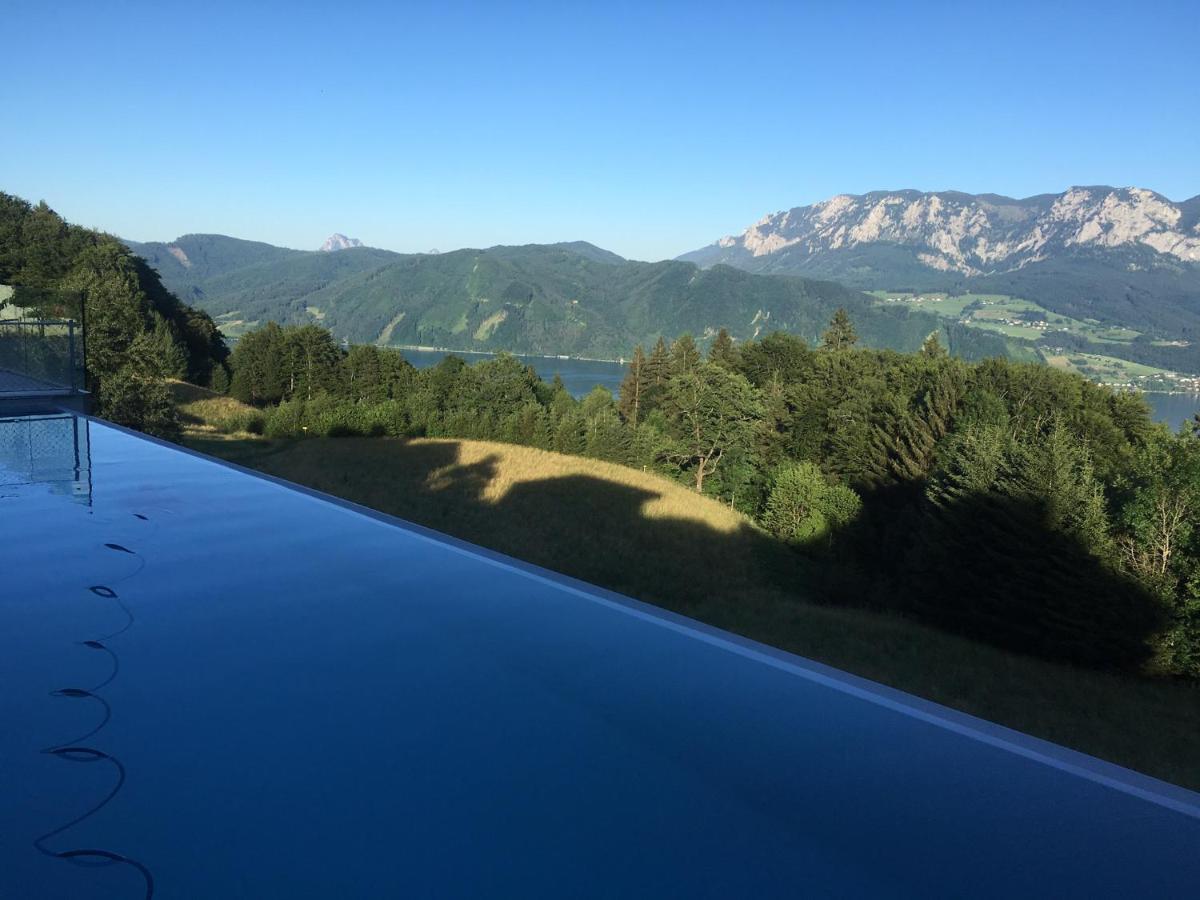 Attersee Luxury Design Villa With Dream Views, Large Pool And Sauna Nussdorf am Attersee Exterior photo